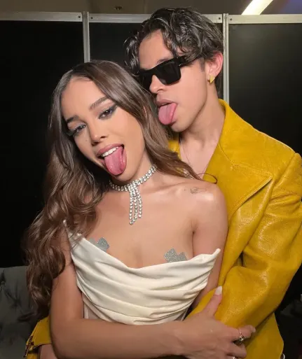 Danna Paola and alex hoyer