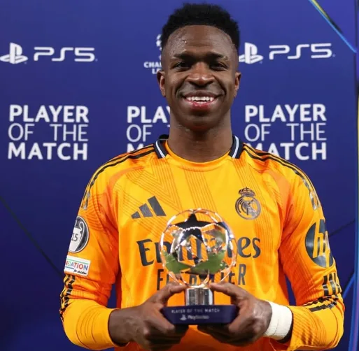 Brazilian footballer vinicius junior