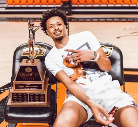 American basketball player Cade Cunningham