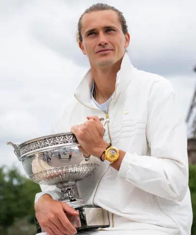 German tennis player Alexander Zverev